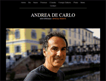 Tablet Screenshot of andreadecarlo.com